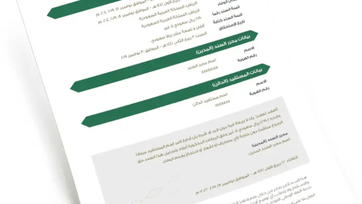 دعوى سند الأمر في السعودية